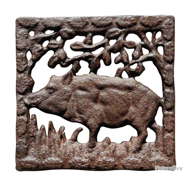 Sous-plat carr� Sanglier