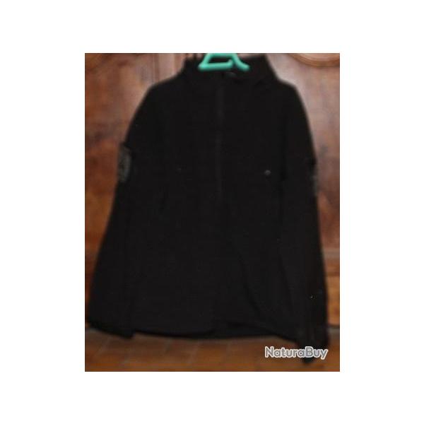 Destockage Veste noir coupe vent soft shell jacket, marque 101INC, ta$aille XXL Neuf