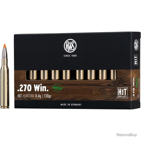 RWS .270 Win. HIT 130grs. (Calibre: .270 Win.)