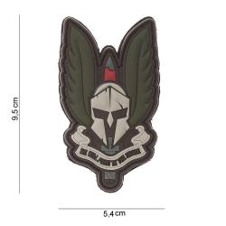 Patch 3D PVC Spartan Fight in the Shade OD et Gris (101 Inc)
