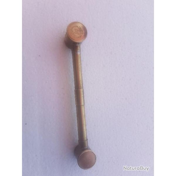 collector  petite  dosette double de la manufrance laiton pour petit calibre