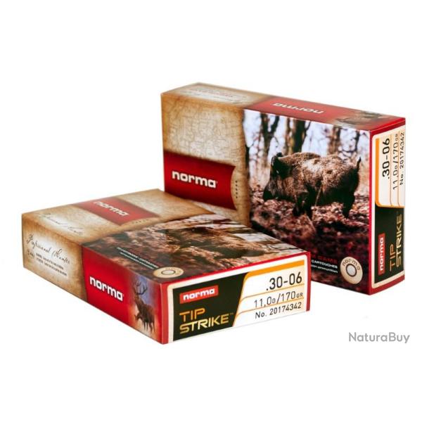 Munitions NORMA Cal.308 win 11g 170gr Tipstrike par 60