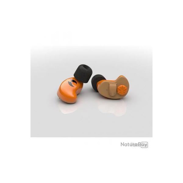 Oreillettes WIRELESS orange pour radio Intek serie MT/KT/DX/HT - SHOTHUNT