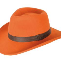 Chapeau de chasse Ligne Verney Carron Woolchap Orange