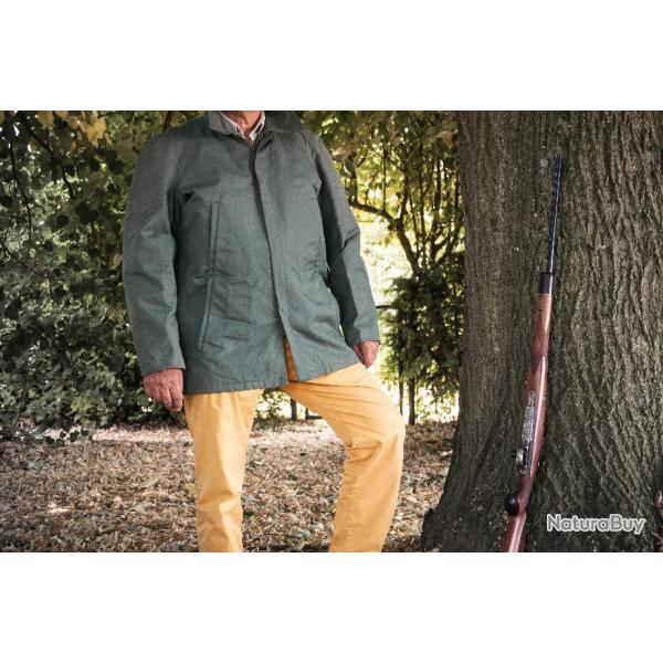 Veste de chasse Royal Hunter | mod�le Hermit brevet� couleur vert | Fabriqu�e en France