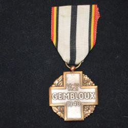 MEDAILLE DE GEMBLOUX-CAMPAGNE DE FRANCE 14/16 MAI1940-FRENCH MEDAL OF GEMBLOUX-2&deg; GUERRE 1939/1945.