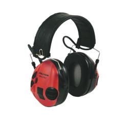 Casque De Chasse Anti-bruit Peltor Sporttac Noir et Rouge