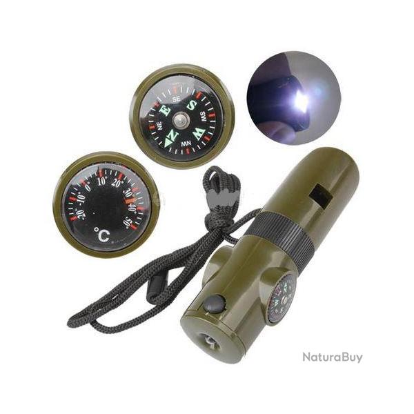 ** EXCLU** Sifflet de survie 7 en 1