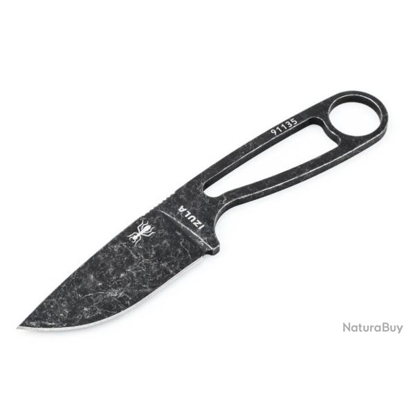 Couteau ESEE Izula Black Oxide Lame Acier Carbone 1095 Etui Nylon Rigide Made USA ESIZBBO