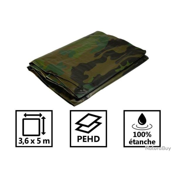 bache camouflage 5m