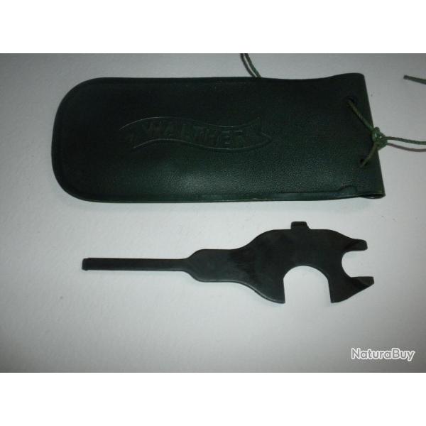 VENDU PAR CUIRASSIER11 OUTIL DE REGLAGE TOURNEVIS    DE REVOLVER OU PISTOLET WALTHER