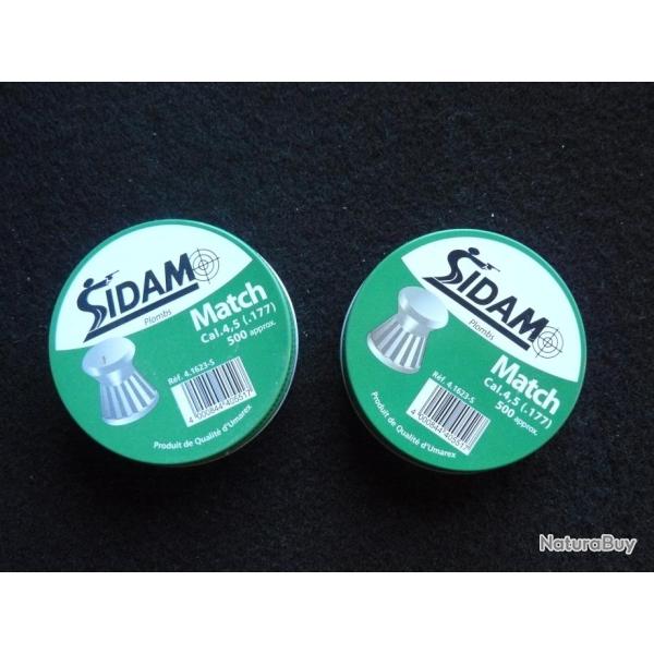 2 BTES DE 500 PLOMBS  4.5