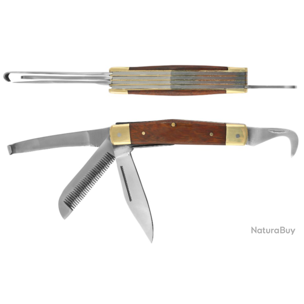 COUTEAU CAVALIER 5 LAMES PALISSANDRE