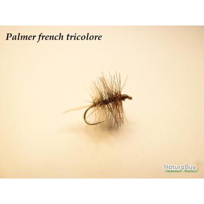 25 Mouches Sèches Assorties - Paysanne Et Tricolore - Hameçons Sans Barbu #12 à #18