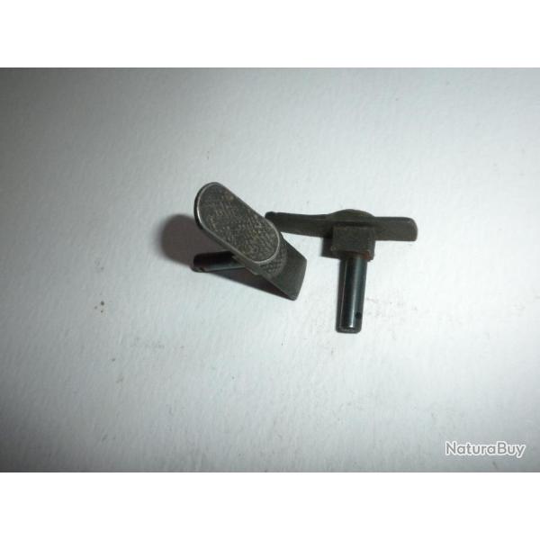 VENDU PAR CUIRASSIER11 N� 3 BOUTON SECURITE FUSIL DE CHASSE JUXTAPOSE OU SUPERPOSE