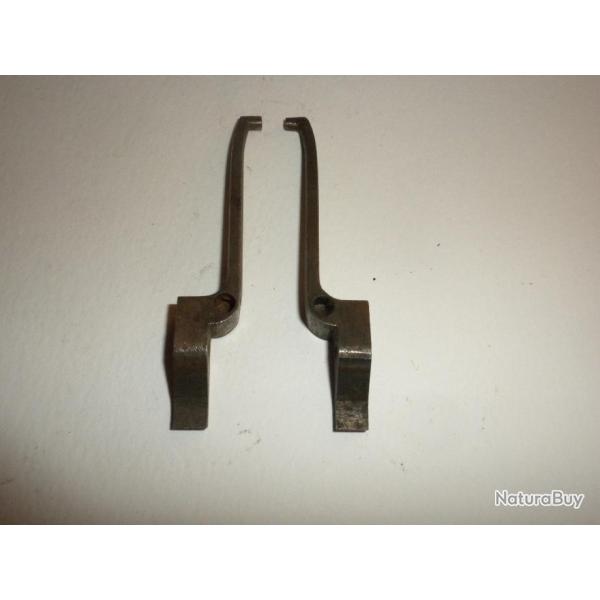 VENDU PAR CUIRASSIER11 N� 3  PAIRE DE GACHETTES FUSIL JUXTAPOSE HAMMERLESS