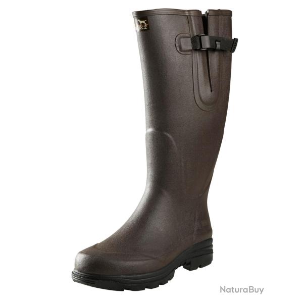 Bottes Saint Joseph en caoutchouc avec doublure n�opr�ne Couleur Brun