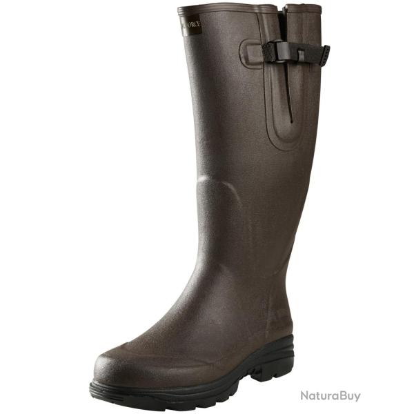 Bottes Saint Joseph en caoutchouc avec doublure n�opr�ne Couleur Brun
