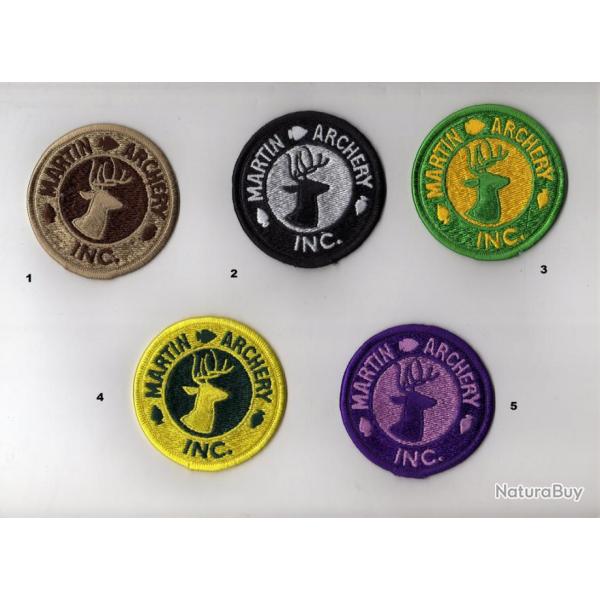 100% Original Ecusson insigne ARMURERIE MARTIN ARCHERY U.S.A ( fusil carabine TIR TAR MILITARIA )