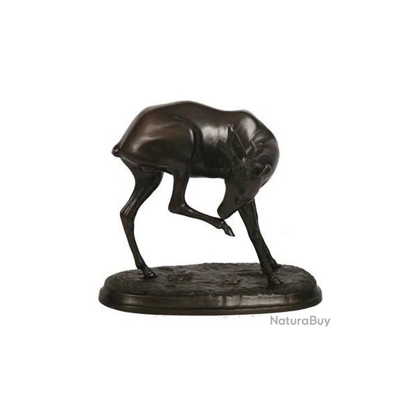 Bronze Chevreuil patte relev�e