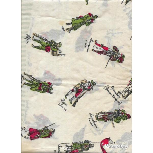 foulard en soie thme uniformes franais au cours des sicles