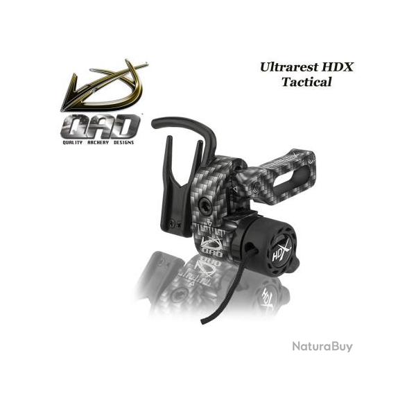 QAD Ultrarest HDX Repose-fl�ches � effacement pour la chasse et le tir 3D Droitier Tactical