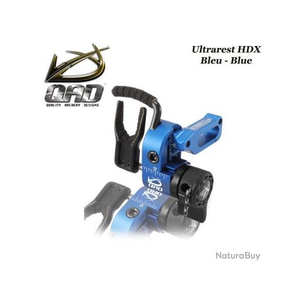 QAD Ultrarest HDX Repose-fl�ches � effacement pour la chasse et le tir 3D Droitier Blue