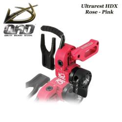 QAD Ultrarest HDX Repose-fl&egrave;ches &agrave; effacement pour la chasse et le tir 3D Gaucher Pink