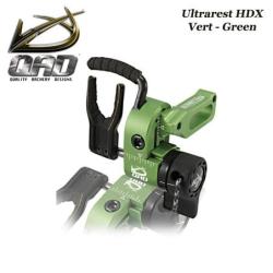 QAD Ultrarest HDX Repose-fl&egrave;ches &agrave; effacement pour la chasse et le tir 3D Gaucher Green