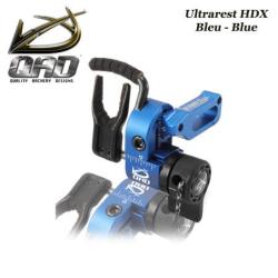 QAD Ultrarest HDX Repose-fl&egrave;ches &agrave; effacement pour la chasse et le tir 3D Gaucher Blue