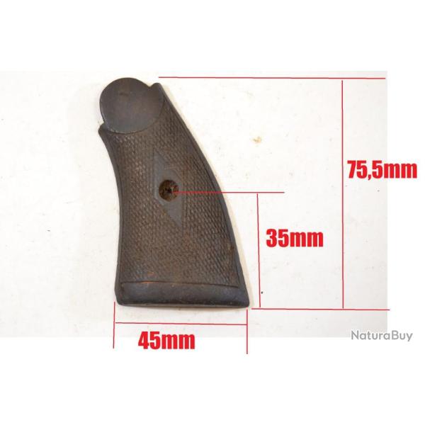 Plaquette gauche en bois de pistolet � identifier. Style Am�ricain ?
