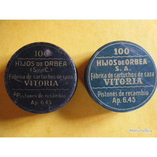 2 boites entam�es VICTORIA  amorces 6-45   . Espagne. en baisse!