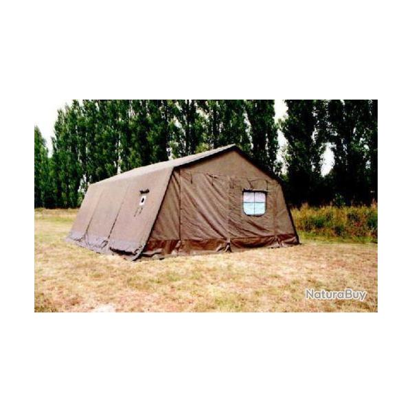 Grande tente militaire F1 de campement Arme Franaise  6,30m x 5,70m modulaire marabout