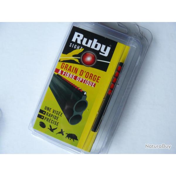 GUIDON A FIBRE OPTIQUE   Rouge