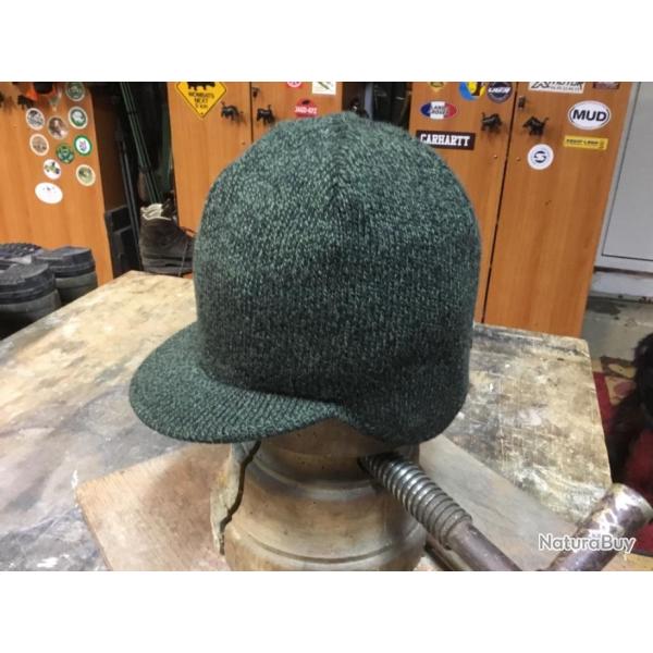 Bonnet Vert chine avec visiere