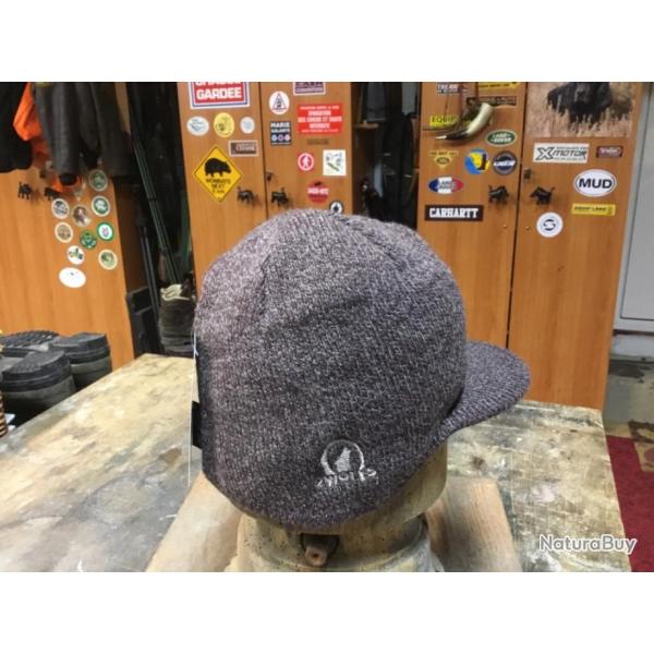 Bonnet Marron chine avec visiere