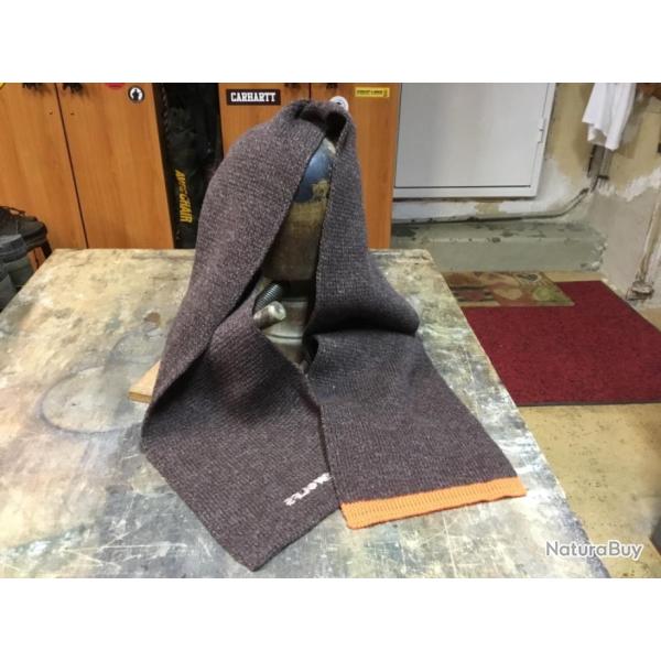 �charpe laine marron fonc�e