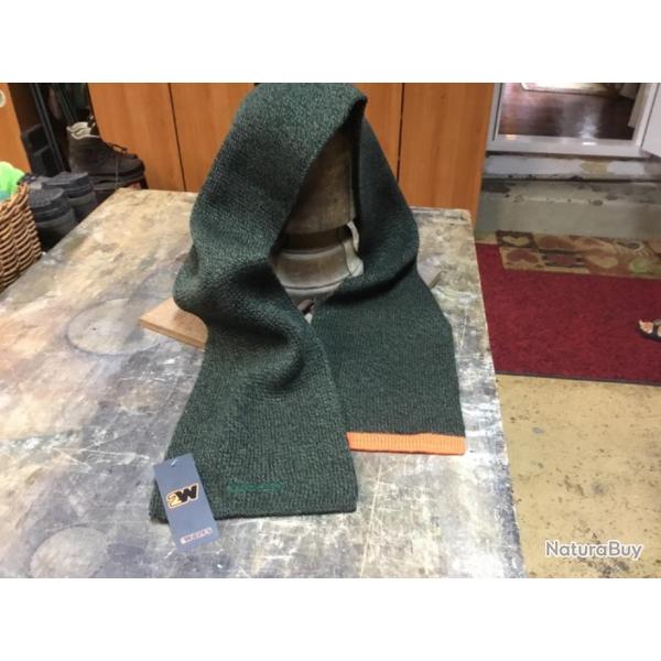 �charpe laine vert olive