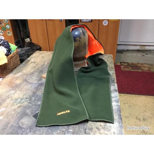 �charpe polaire fluo reversible