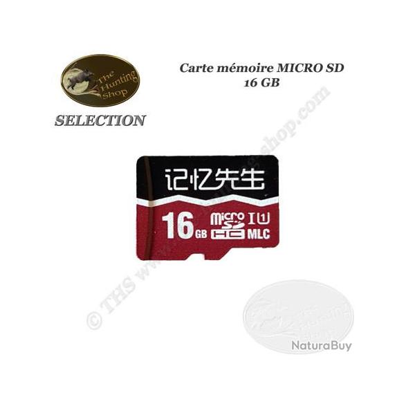 THS SELECTION Carte m�moire MICRO SD 16 GB pour cam�ra