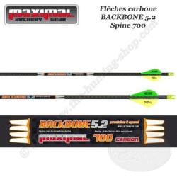 MAXIMAL BACKBONE 5.2 12 fl&egrave;ches en carbone mont&eacute;es pour la chasse et le tir 3D 700 Fl&egrave;ches Coup&eacute;es