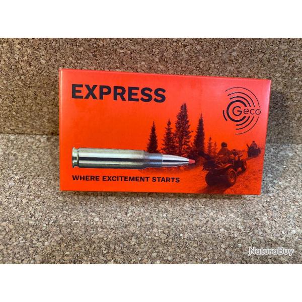 LOT DE 2 BOITES DE 20 BALLES GECO EXPRESS 308 WIN 10.7 GR