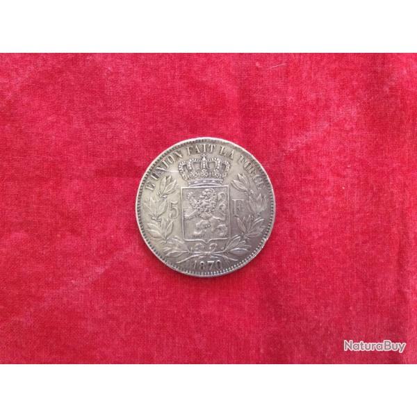 Pi�ce de  monnaie de collection en argent leupold 2 de 1870