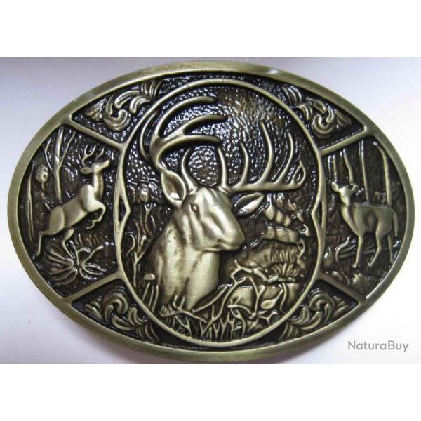 BOUCLE DE CEINTURE CERF - Ref.24