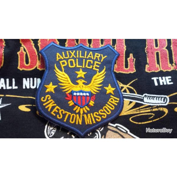 Patch Auxiliary Poli Sikeston Missouri ( Hauteur : 10 cm ) ( Largeur : 8 cm )