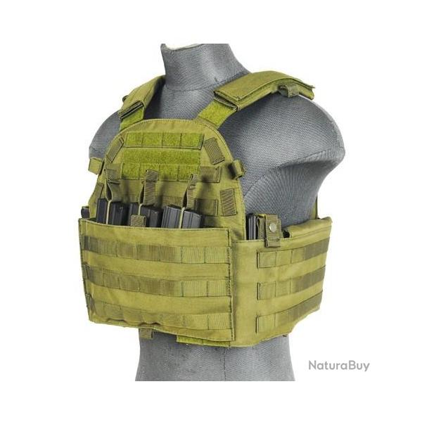 VESTE PLATE CARRIER 1000D OD