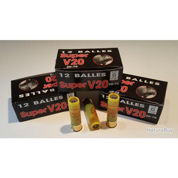LOT DE 48 BALLES SUPER V20