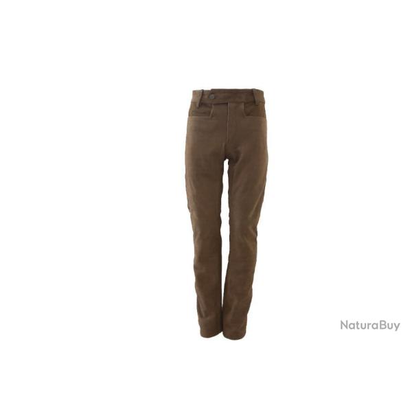 Pantalon en cuir "Marron" Chasse El�gance CE693