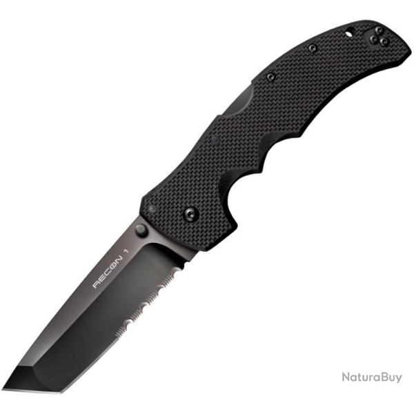 Couteau Cold Steel Recon 1 Tanto Lame Acier S35VN Manche G-10 Tri-Ad lock CS27BTH