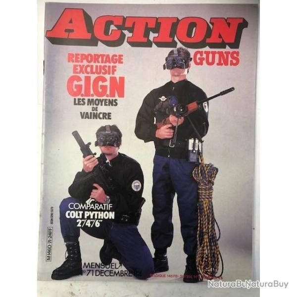 Lot de 5 Revues  ACTION Digest  ACTION Guns      Photos des N 71  349   choisir dans la liste